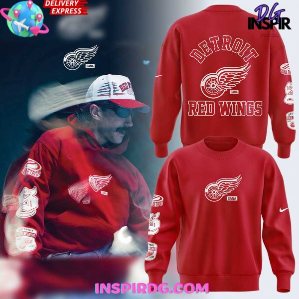 Detroit Red Wings x SANA Red Sweatshirt