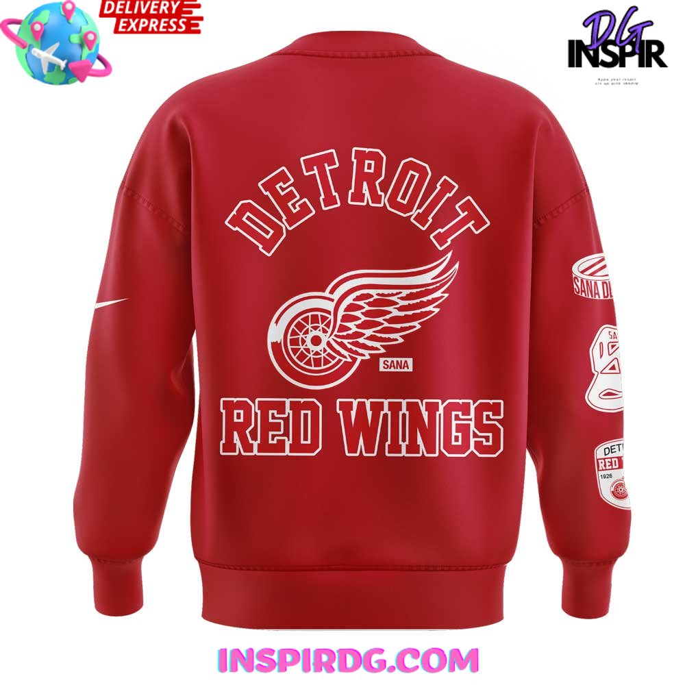 Detroit Red Wings x SANA Red Sweatshirt Detroit Red Wings x SANA Red Sweatshirt