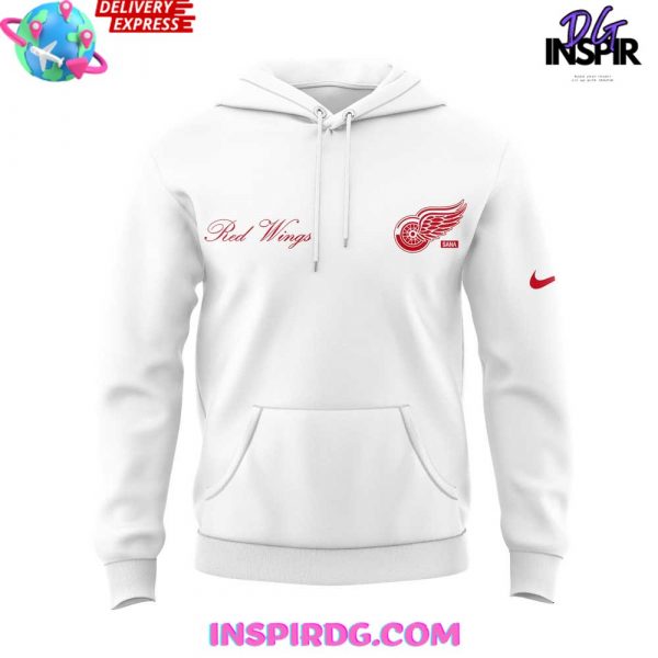 Detroit Red Wings x SANA White Hoodie