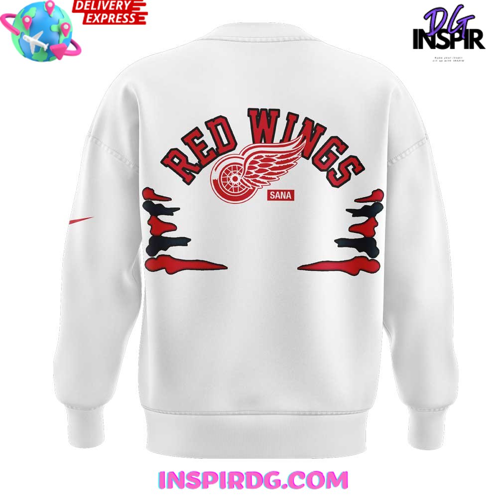 Detroit Red Wings x SANA White Sweatshirt Detroit Red Wings x SANA White Sweatshirt