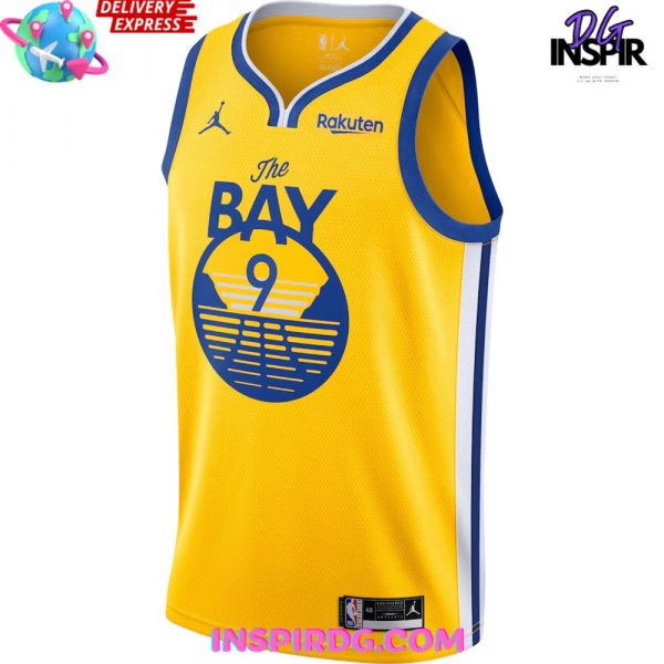 Golden State Warriors Andre Iguodala Gold Special Basketball Jersey