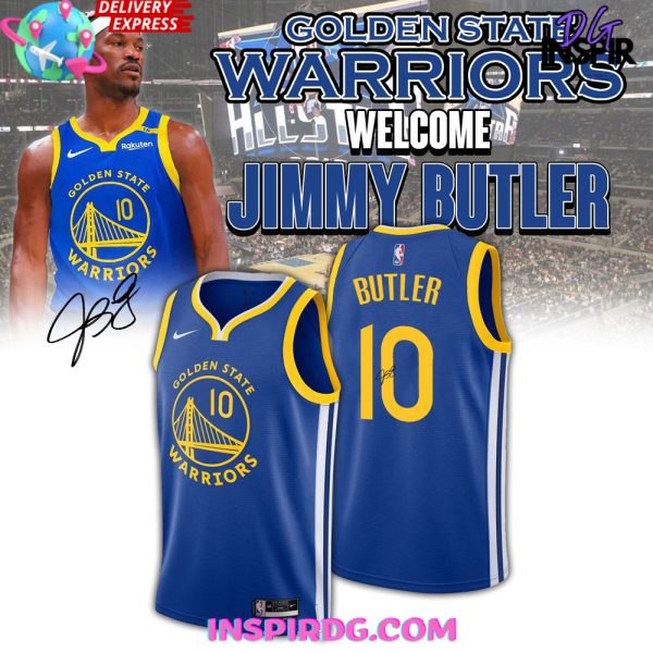 Golden State Warriors Icon Edition Swingman Royal Jimmy Butler Basketball Jersey