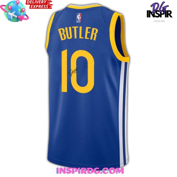 Golden State Warriors Icon Edition Swingman Royal Jimmy Butler Basketball Jersey