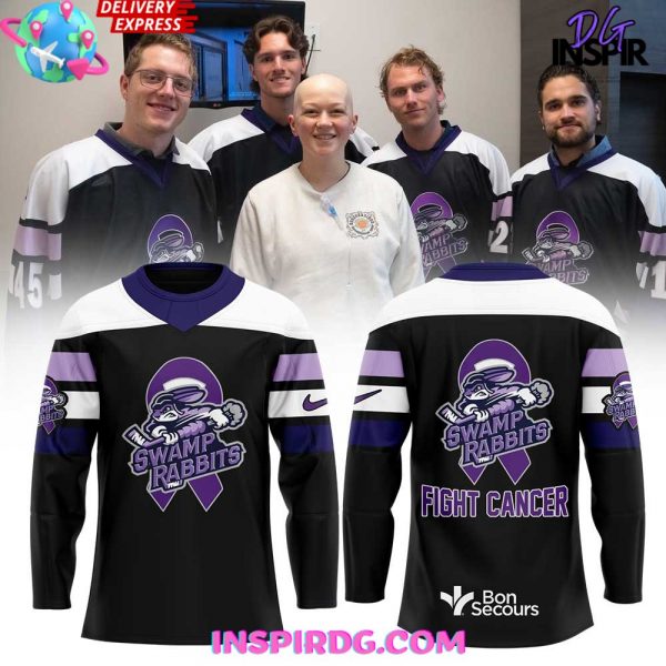 Greenville Swamp Rabbits Fight Cancer Special Jersey