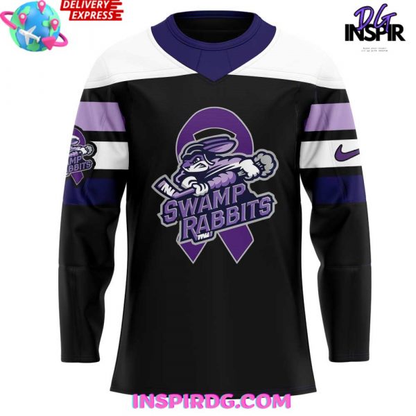 Greenville Swamp Rabbits Fight Cancer Special Jersey