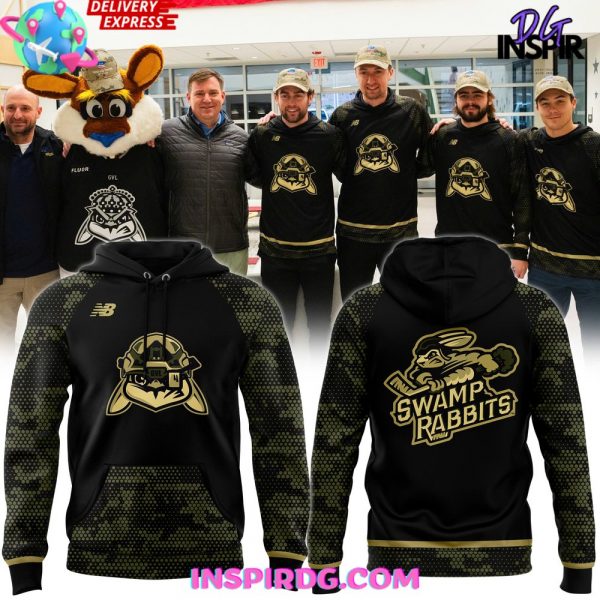 Greenville Swamp Rabbits Military Appreciation 2025 Hoodie