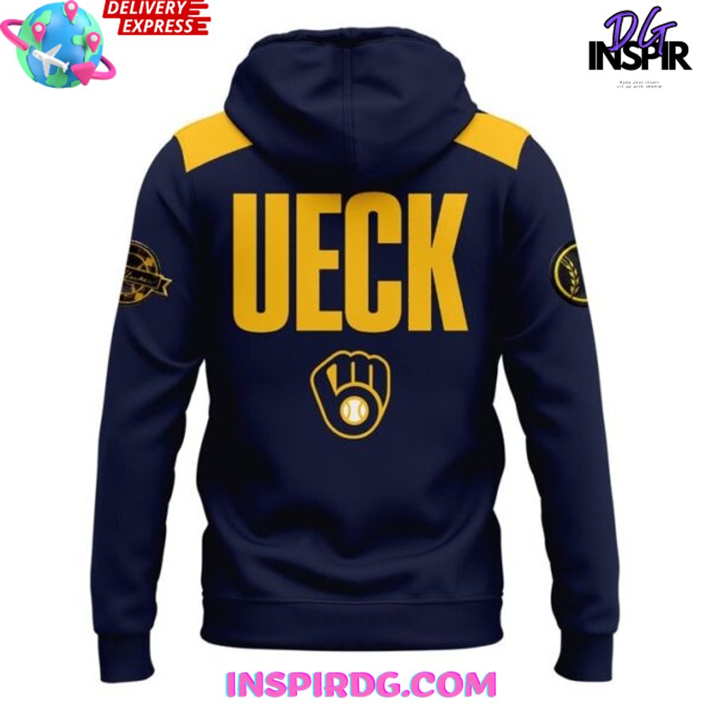 Hall of Famer Bob Uecker Milwaukee Brewers Hoodie Hall of Famer Bob Uecker Milwaukee Brewers Hoodie