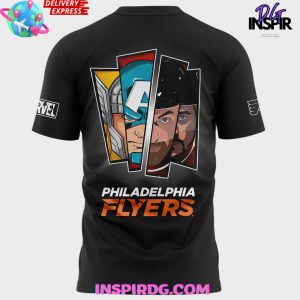 Philadelphia Flyers Marvel Super Hero Game 2025 TShirt