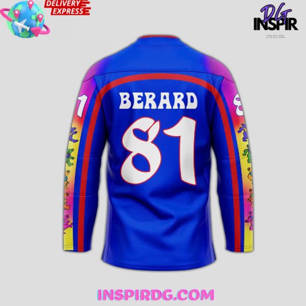 Kalamazoo Wings x Grateful Dead Specialty Hockey Jersey