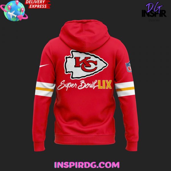 Kansas City Chiefs x Super Bowl LIX Red Hoodie