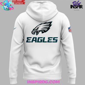 Philadelphia Eagles Lets Hunt Super Bowl LIX White Hoodie