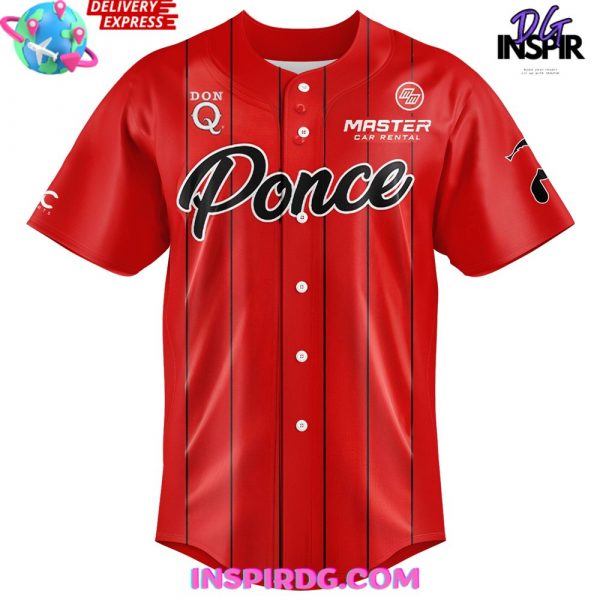 Leones de Ponce LBPRC Uniformes Temporada 2024/25 Red Baseball Jersey