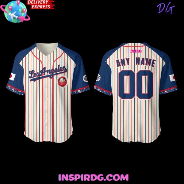 Los Angeles Dodgers Japanese Heritage Night 2025 Baseball Jersey