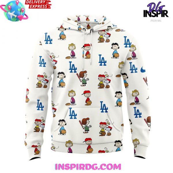 Los Angeles Dodgers Peanuts 75th Anniversary Hoodie