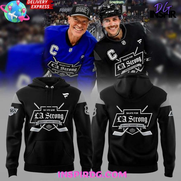 Los Angeles Kings LA Strong 2025 Black Hoodie
