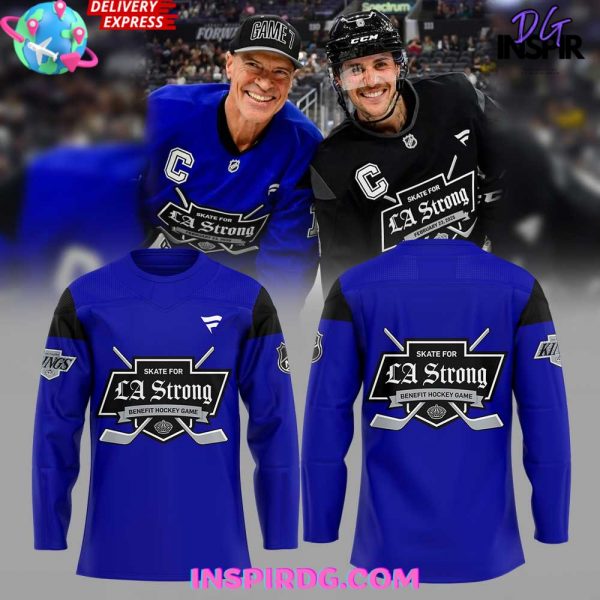 Los Angeles Kings LA Strong 2025 Blue Jersey