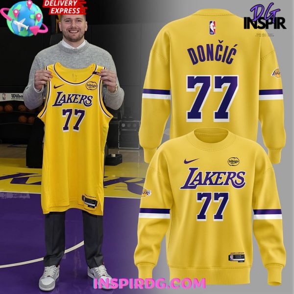 Los Angeles Lakers Show Luka Dončić Special Sweatshirt