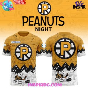 Providence Bruins Anniversary of Peanuts T-Shirt