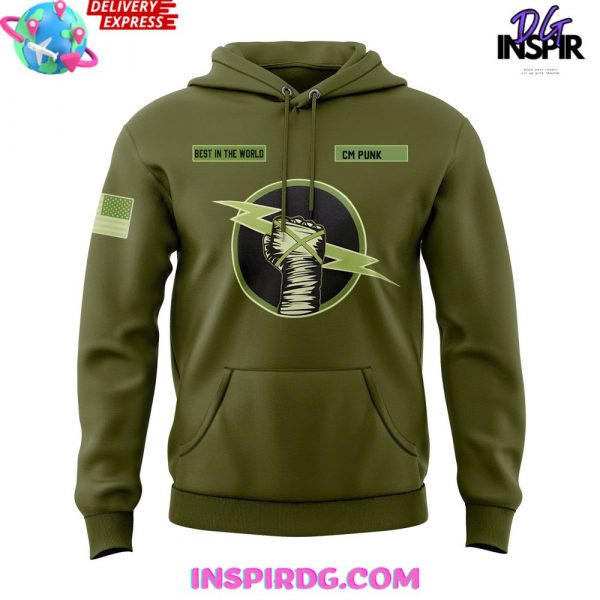 Men’s Forest Green CM Punk Best in the World Hoodie