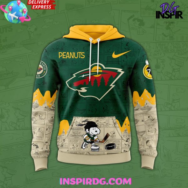 Minnesota Wild 75th Anniversary of Peanuts Hoodie