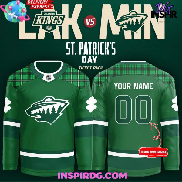 Minnesota Wild St. Patrick’s Day 2025 Jersey