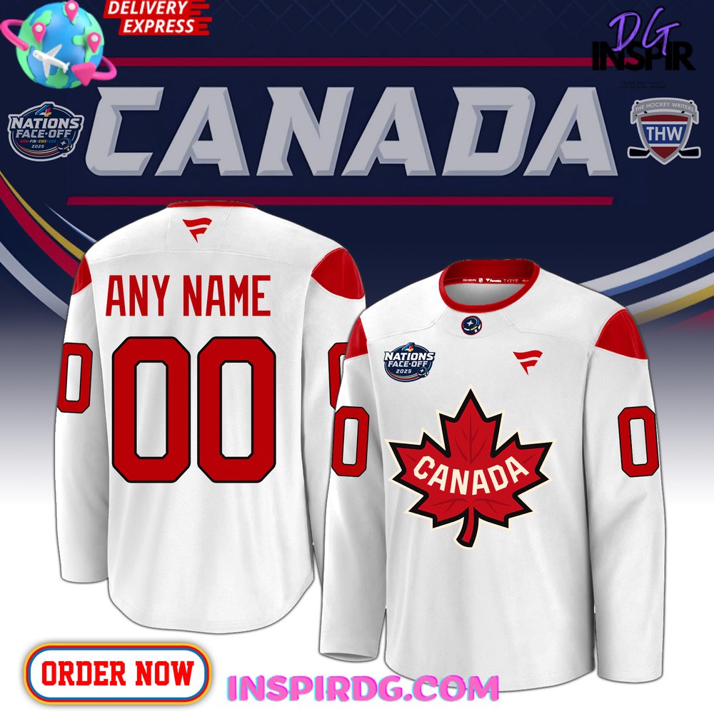 NHL 4 Nations Canada Premium Second Hockey Jersey 