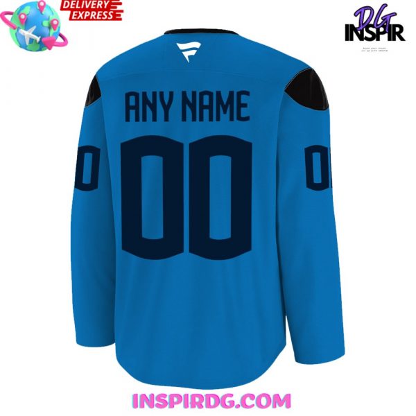 NHL 4 Nations Sweden Premium Second Hockey Jersey