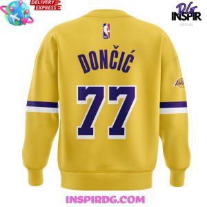Los Angeles Lakers Show Luka Doncic Special Sweatshirt