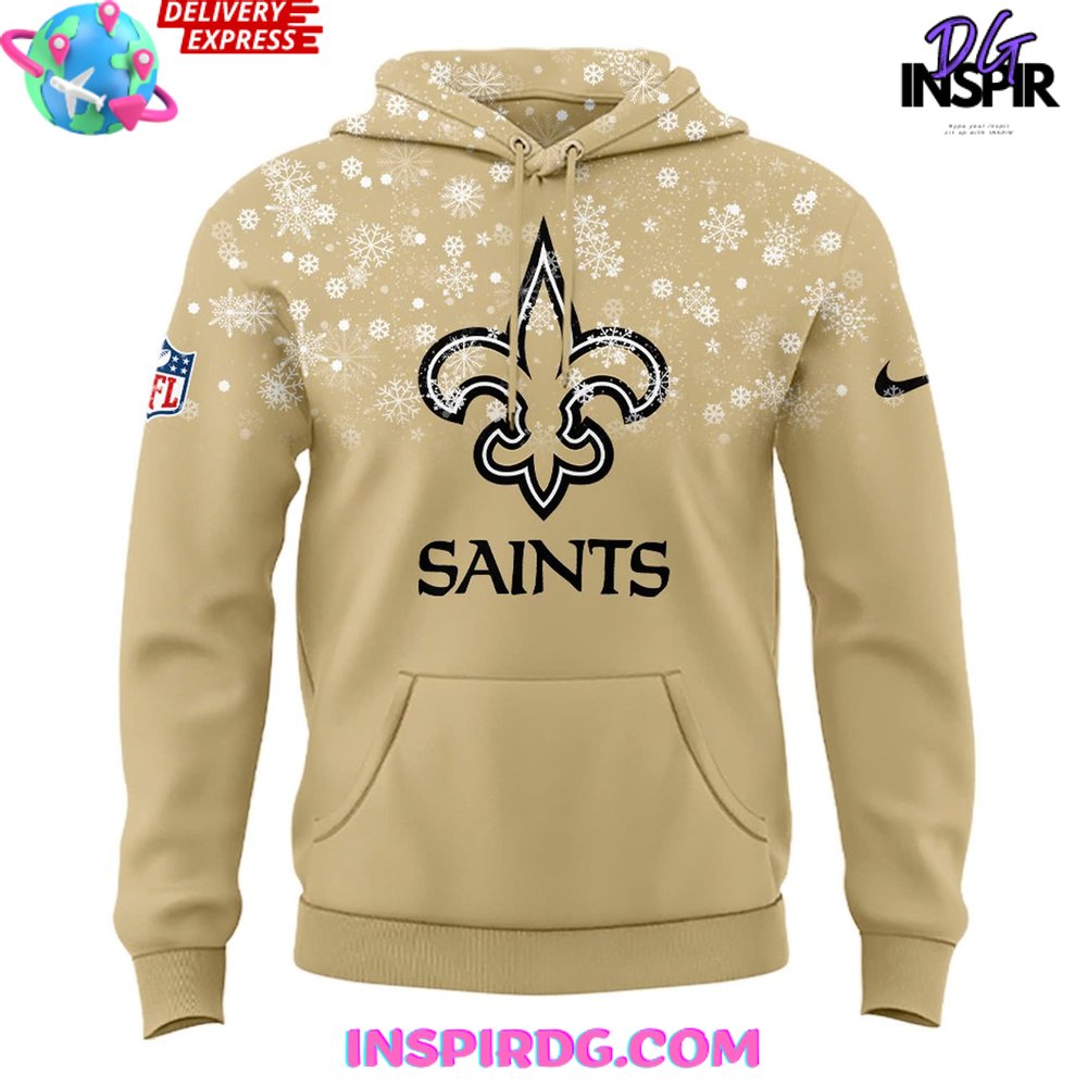 New Orleans Saints Snow 2025 Hoodie New Orleans Saints Snow 2025 Hoodie