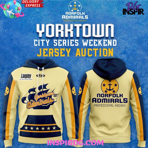 Norfolk Admirals Yorktown City Series 2025 Hoodie