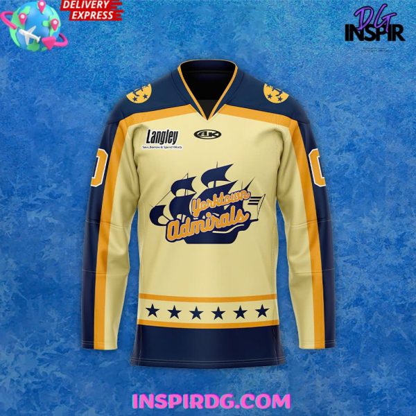 Norfolk Admirals Yorktown City Series 2025 Jersey