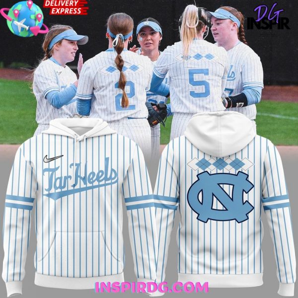 North Carolina Tar Heels Softball 2025 Pinstripe Hoodie