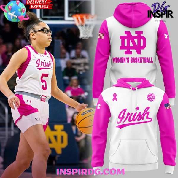 Notre Dame Women’s Basketball Pink in the Rink Hoodie