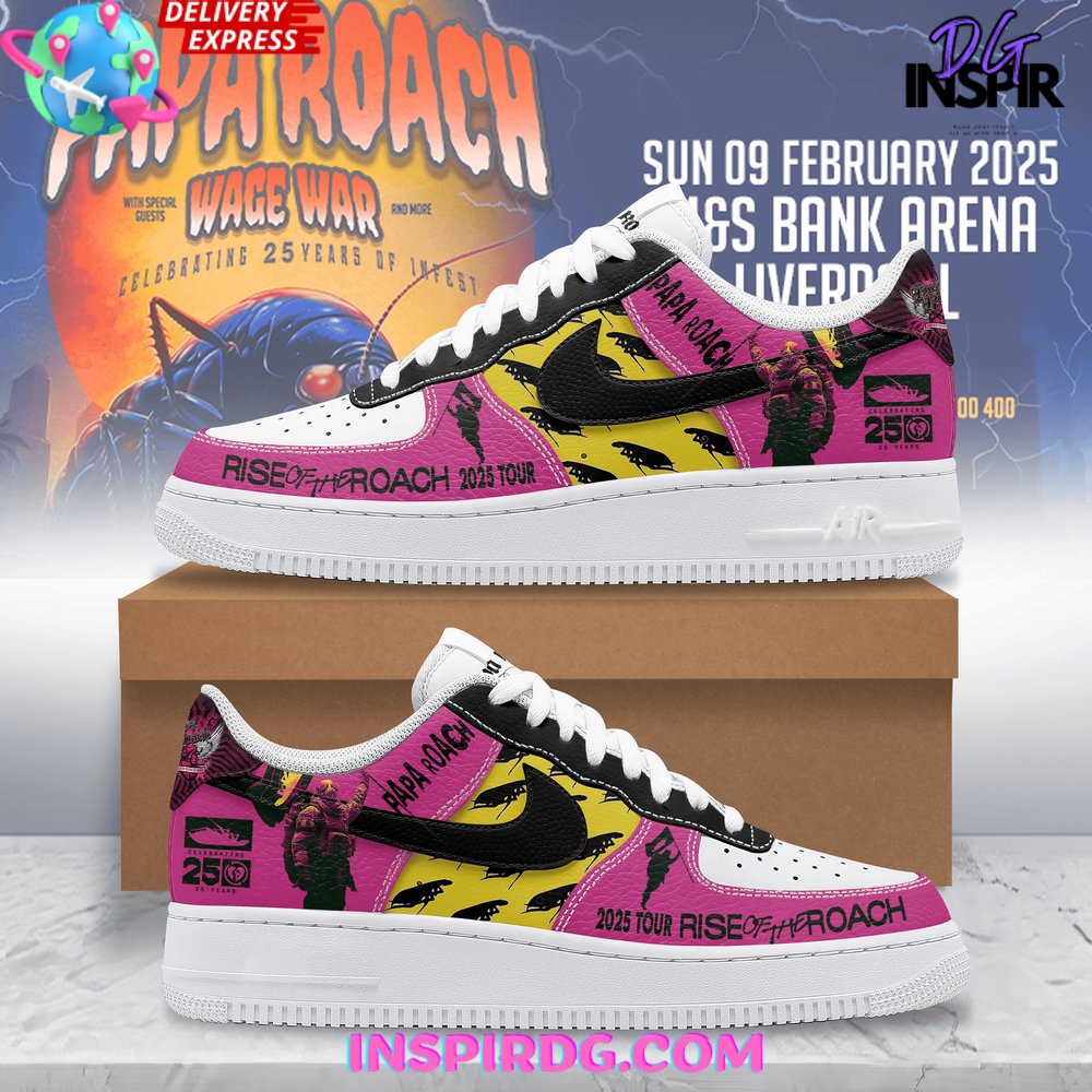 Papa Roach Celebrating 25 Years Nike Air Force 1 Papa Roach Celebrating 25 Years Nike Air Force 1