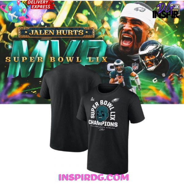Philadelphia Eagles Jalen Hurts MVP Super Bowl NFL T-Shirt