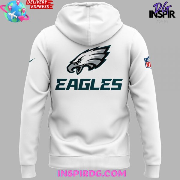 Philadelphia Eagles Let’s Hunt Super Bowl LIX White Hoodie