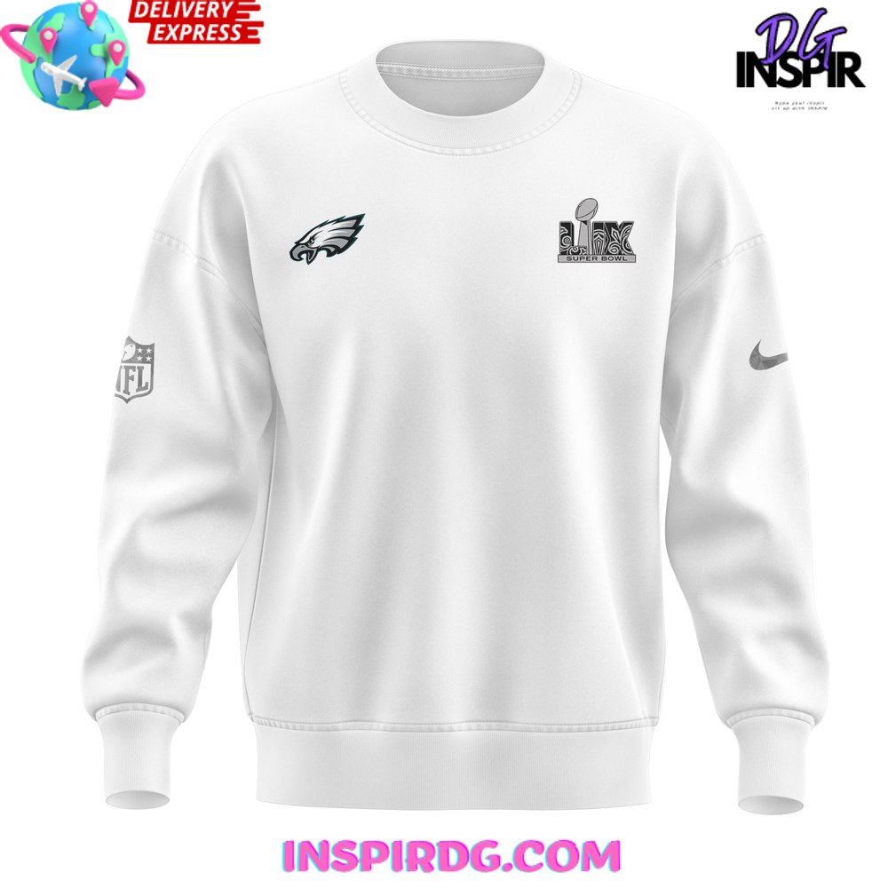 Philadelphia Eagles Super Bowl LIX Opening Night Tech Sweatshirt Philadelphia Eagles Super Bowl LIX Opening Night Tech Sweatshirt