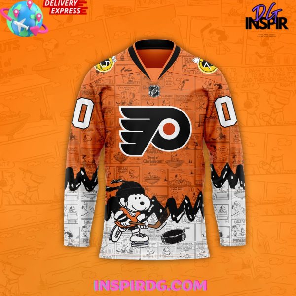 Philadelphia Flyers 75th Anniversary of Peanuts Jersey