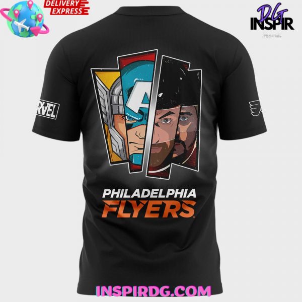 Philadelphia Flyers Marvel Super Hero Game 2025 T-Shirt