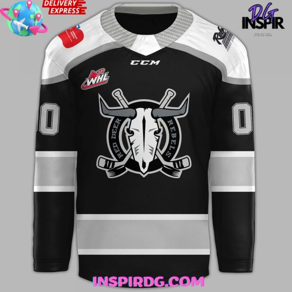 Red Deer Rebels New Uniform 2024-25 Hockey Jersey