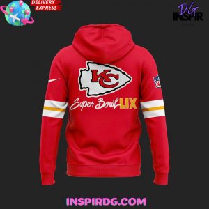 Kansas City Chiefs x Super Bowl LIX Red Hoodie