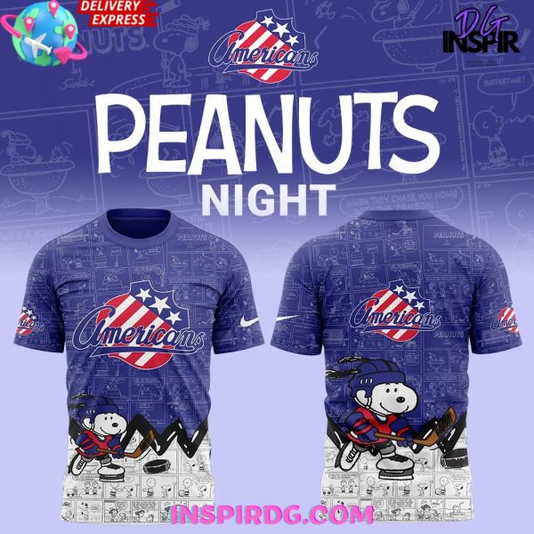 Rochester Americans 75th Anniversary of Peanuts T-Shirt