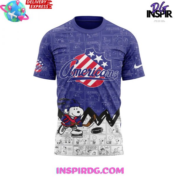 Rochester Americans 75th Anniversary of Peanuts T-Shirt