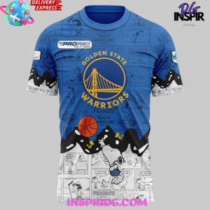 Golden State Warriors Anniversary of Peanuts Special T-Shirt
