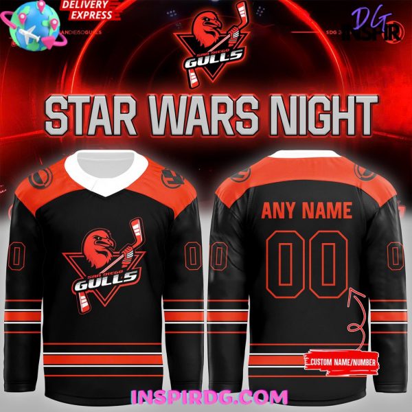 San Diego Gulls Star Wars Night Special Hockey Jersey