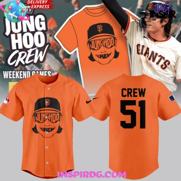 San Francisco Giants Jung Hoo Crew 2025 Baseball Jersey