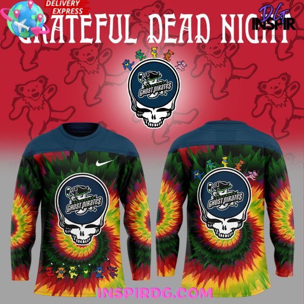 Savannah Ghost Pirates Grateful Dead Night 2025 Hockey Jersey