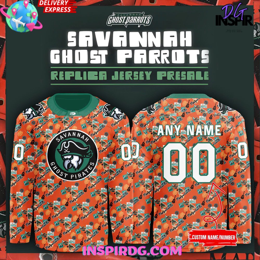 Savannah Ghost Pirates Margaritaville 2025 Hockey Jersey 
