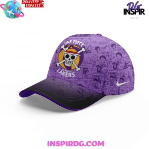Los Angeles Lakers x One Piece Purple Cap