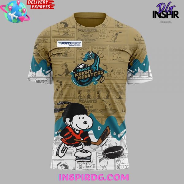 Tahoe Knight Monsters 75th Anniversary of Peanuts T-Shirt